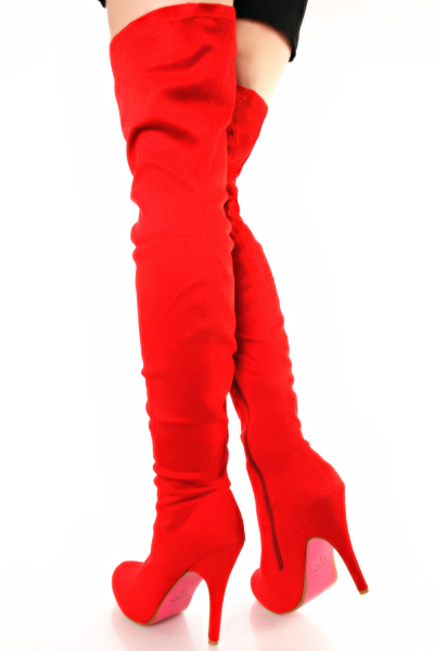 sexy red boots